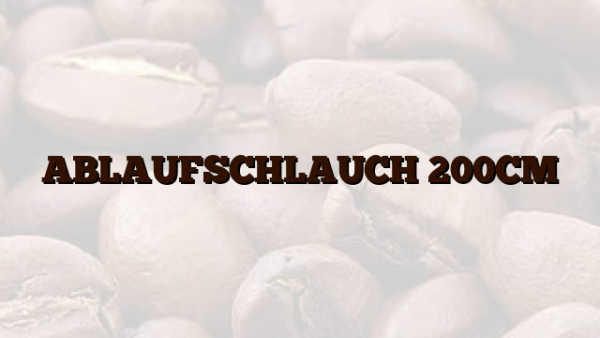 ABLAUFSCHLAUCH 200CM