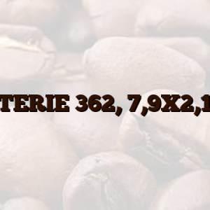 BATTERIE 362, 7,9X2,1 MM