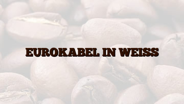 EUROKABEL IN WEISS