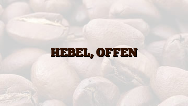 HEBEL, OFFEN