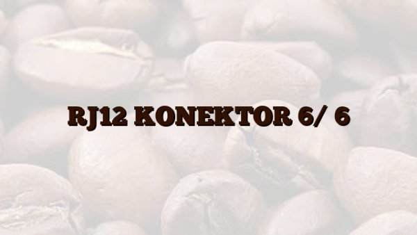 RJ12 KONEKTOR 6/ 6