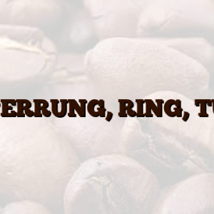 SPERRUNG, RING, TÜR