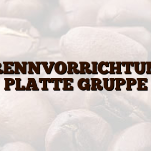TRENNVORRICHTUNG PLATTE GRUPPE
