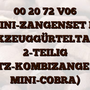 00 20 72 V06 MINI-ZANGENSET IN WERKZEUGGÜRTELTASCHE 2-TEILIG (SPITZ-KOMBIZANGE UND MINI-COBRA)