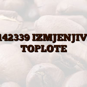 00142339 IZMJENJIVAC TOPLOTE