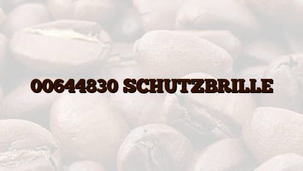 00644830 SCHUTZBRILLE