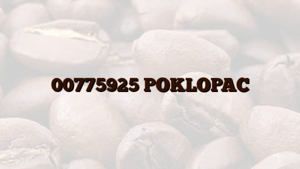 00775925 POKLOPAC