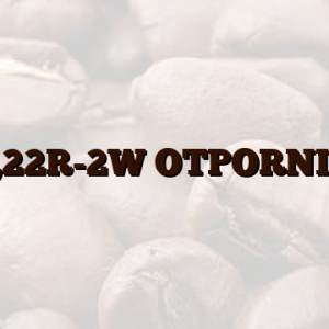 0,22R-2W  OTPORNIK