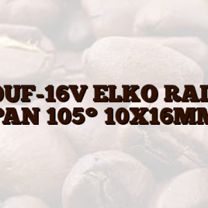 1000UF-16V  ELKO RADIAL PAN 105° 10X16MM