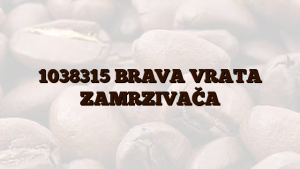 1038315 BRAVA VRATA ZAMRZIVAČA