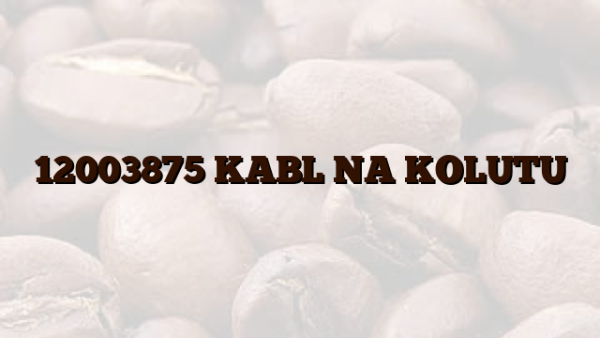 12003875 KABL NA KOLUTU