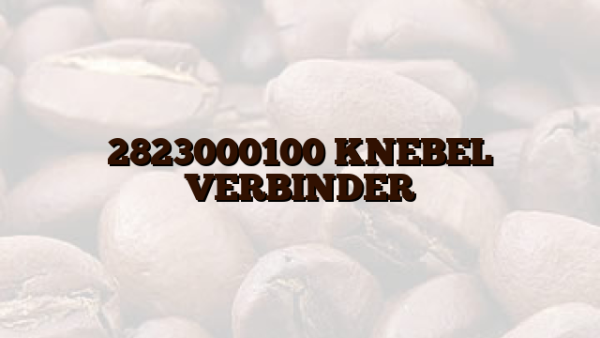 2823000100 KNEBEL VERBINDER