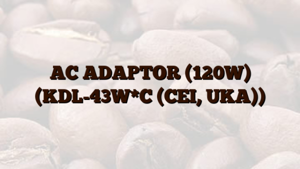 AC ADAPTOR (120W) (KDL-43W*C (CEI,  UKA))