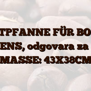 BRATPFANNE FÜR BOSCH,  SIEMENS,  odgovara za NEFF MASSE: 43X38CM