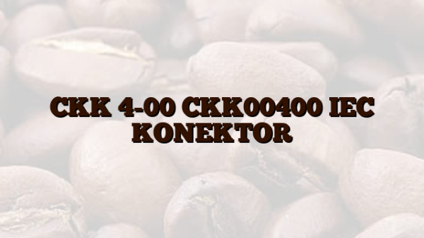 CKK 4-00 CKK00400 IEC KONEKTOR