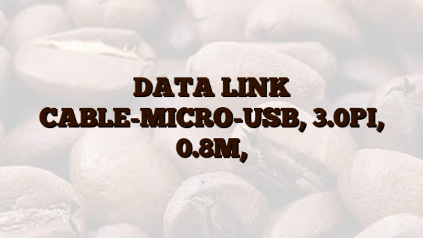 DATA LINK CABLE-MICRO-USB,  3.0PI,  0.8M,