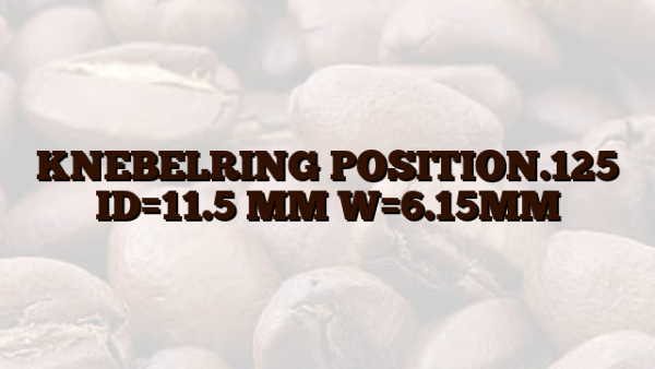 KNEBELRING POSITION.125 ID=11.5 MM W=6.15MM