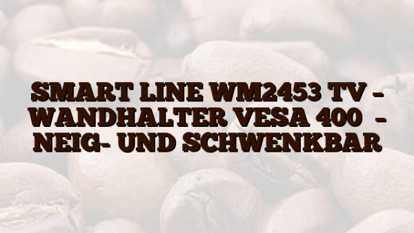 SMART LINE WM2453 TV – WANDHALTER VESA 400   –   NEIG- UND SCHWENKBAR