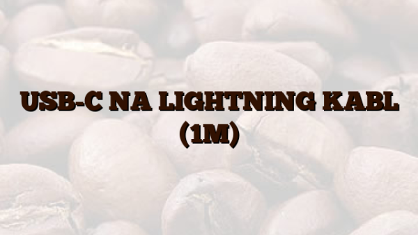 USB-C NA LIGHTNING KABL (1M)