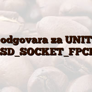 odgovara za UNIT -SD_SOCKET_FPCB