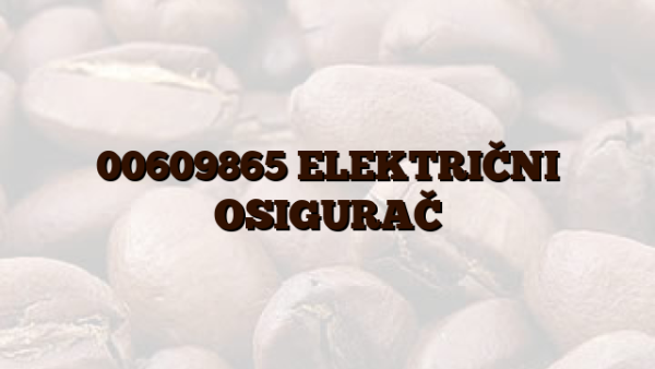 00609865 ELEKTRIČNI OSIGURAČ