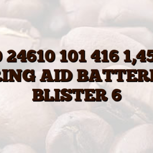 10 24610 101 416 1,45V HEARING AID BATTERIES 10 BLISTER 6