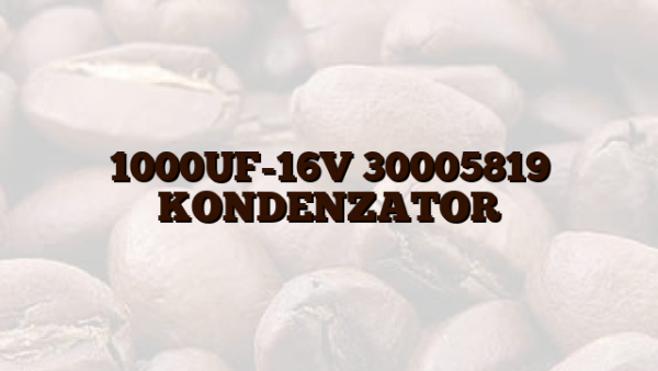 1000UF-16V 30005819 KONDENZATOR