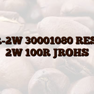 100R-2W 30001080 RES MO 2W 100R JROHS