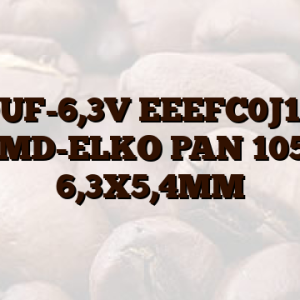 100UF-6,3V EEEFC0J101P SMD-ELKO PAN 105° 6,3X5,4MM