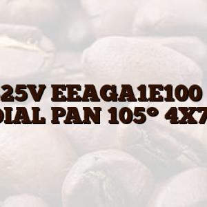 10UF-25V EEAGA1E100 ELKO RADIAL PAN 105° 4X7MM