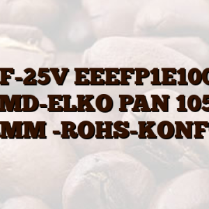 10UF-25V EEEFP1E100AR SMD-ELKO PAN 105° 4X5,8MM -ROHS-KONFORM-