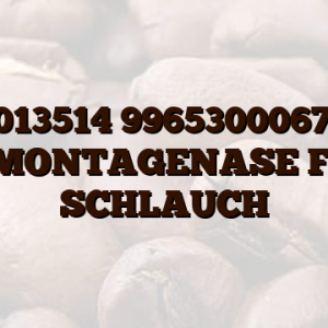 11013514 996530006796 MONTAGENASE F,  SCHLAUCH