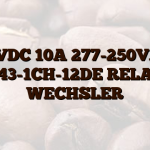 12VDC 10A 277-250VAC AZ943-1CH-12DE RELAIS,  1 WECHSLER