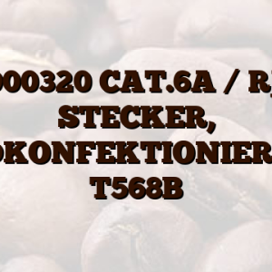 13900320 CAT.6A /  RJ45 STECKER,  FELDKONFEKTIONIERBAR,  T568B