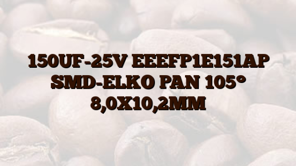 150UF-25V EEEFP1E151AP SMD-ELKO PAN 105° 8,0X10,2MM