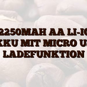1,5V-2250MAH AA LI-IONEN AKKU MIT MICRO USB LADEFUNKTION