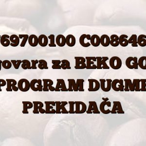 1769700100 C00864641 odgovara za BEKO GOOD PROGRAM DUGME PREKIDAČA