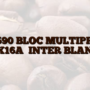 189590 BLOC MULTIPRISE 8X16A   INTER BLANC