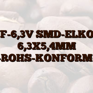 220UF-6,3V SMD-ELKO 105° 6,3X5,4MM -ROHS-KONFORM-