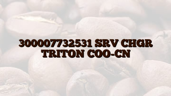300007732531 SRV CHGR TRITON COO-CN