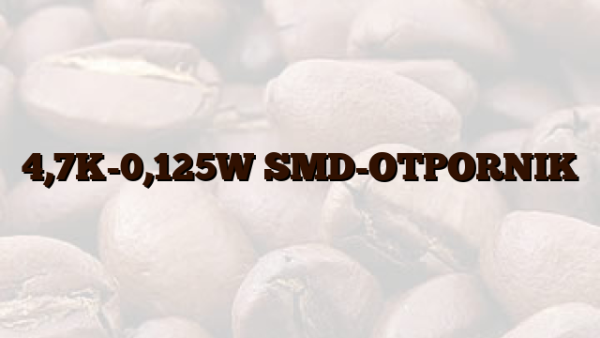 4,7K-0,125W SMD-OTPORNIK