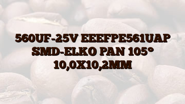 560UF-25V EEEFPE561UAP SMD-ELKO PAN 105° 10,0X10,2MM