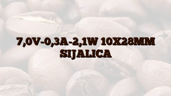 7,0V-0,3A-2,1W 10X28MM SIJALICA