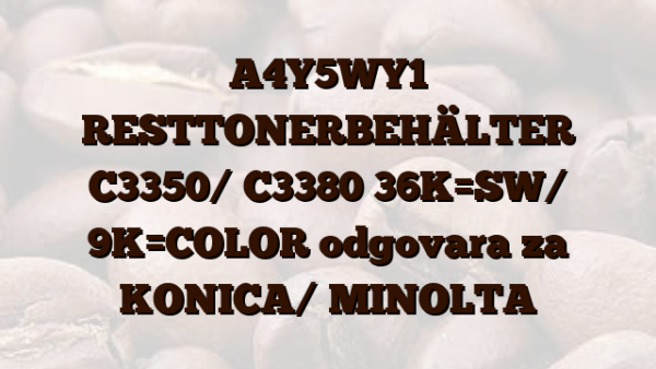 A4Y5WY1 RESTTONERBEHÄLTER C3350/ C3380 36K=SW/ 9K=COLOR  odgovara za KONICA/ MINOLTA