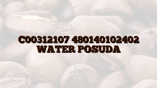 C00312107 480140102402 WATER POSUDA