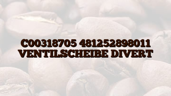 C00318705 481252898011 VENTILSCHEIBE DIVERT