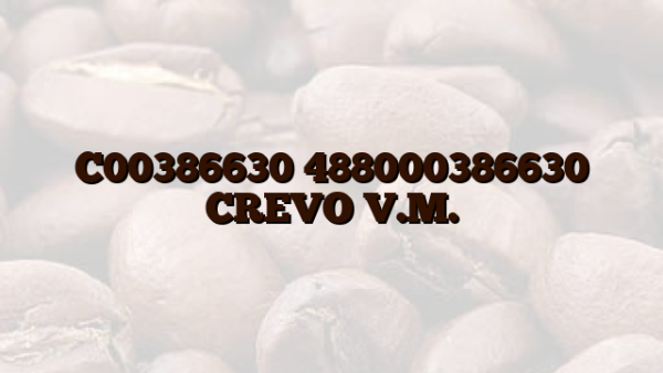 C00386630 488000386630 CREVO V.M.
