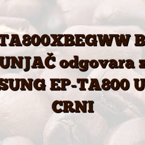 EP-TA800XBEGWW BRZI PUNJAČ odgovara za SAMSUNG EP-TA800 USB-C,  CRNI