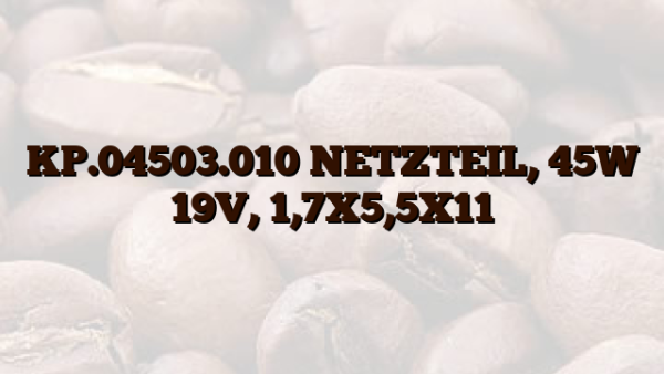KP.04503.010 NETZTEIL,  45W 19V,  1,7X5,5X11