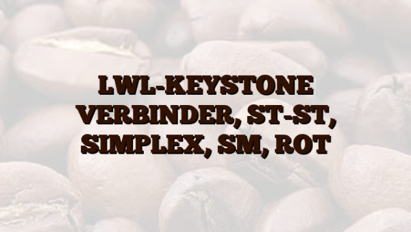 LWL-KEYSTONE VERBINDER,  ST-ST,  SIMPLEX,  SM,  ROT
